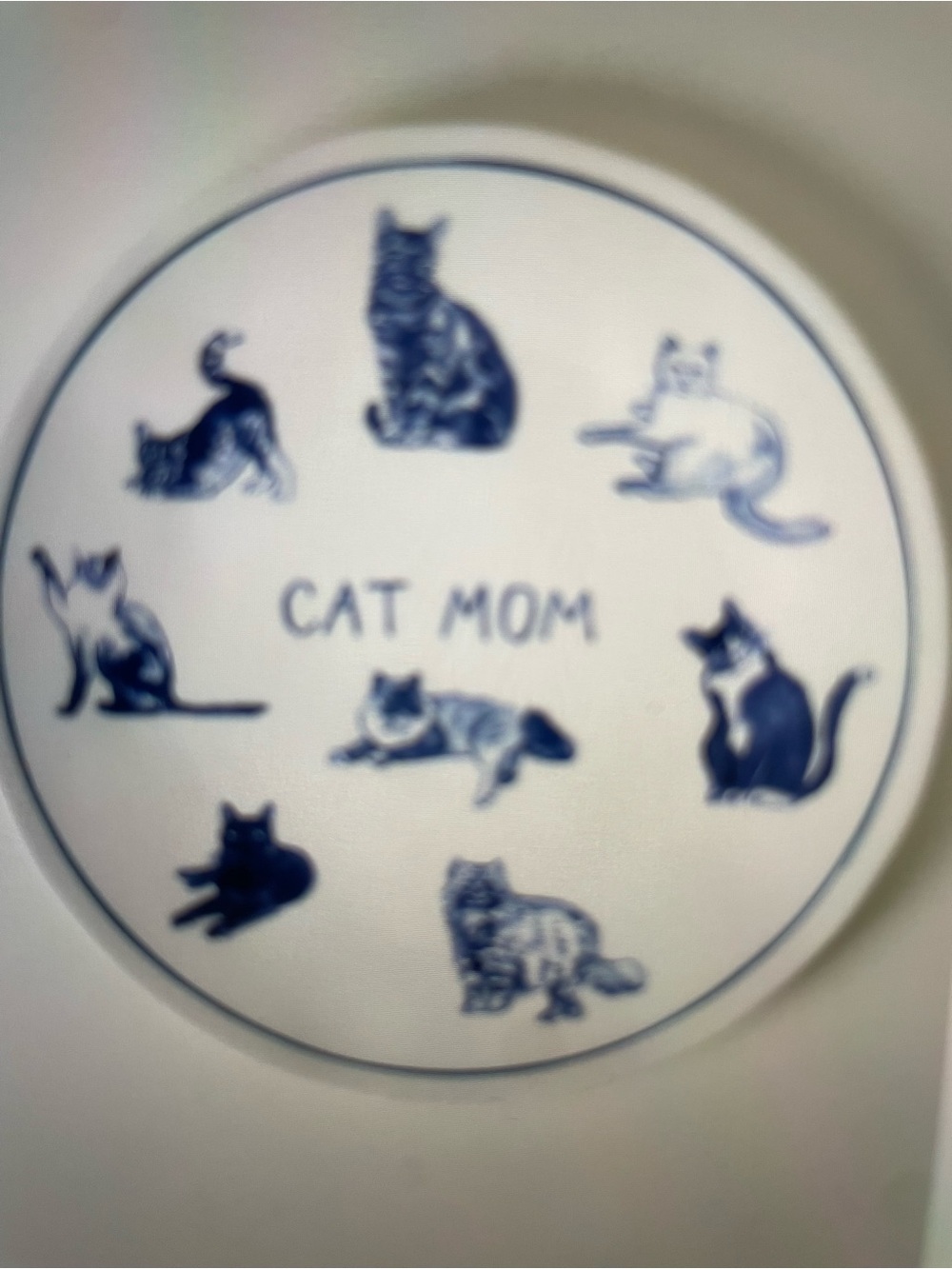 ❤️ ANTHROPOLOGIE MOLLY HATCH CAT DESSERT PLATE NEW